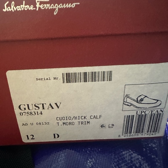 Ferragamo men’s gustav gancini bit leather loafers brown - Picture 12 of 12